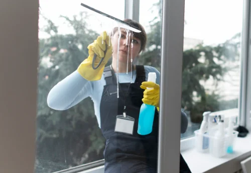 Nettoyage de vitres intérieures et extérieures à Saint-Pardoux-le-Lac